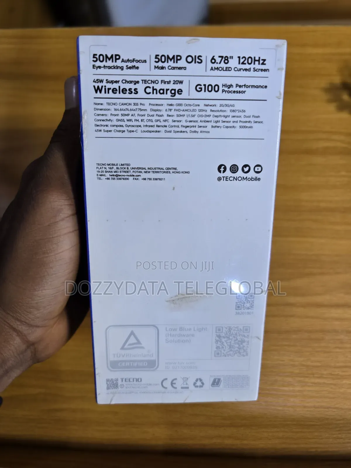 New Tecno Camon 30S Pro 256 GB