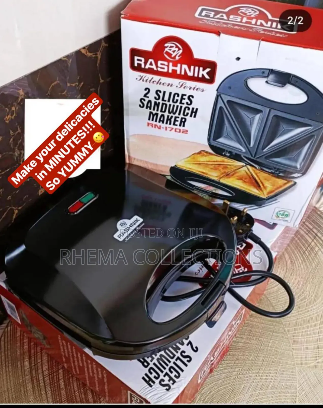 2slice Toaster/Sandwich Maker