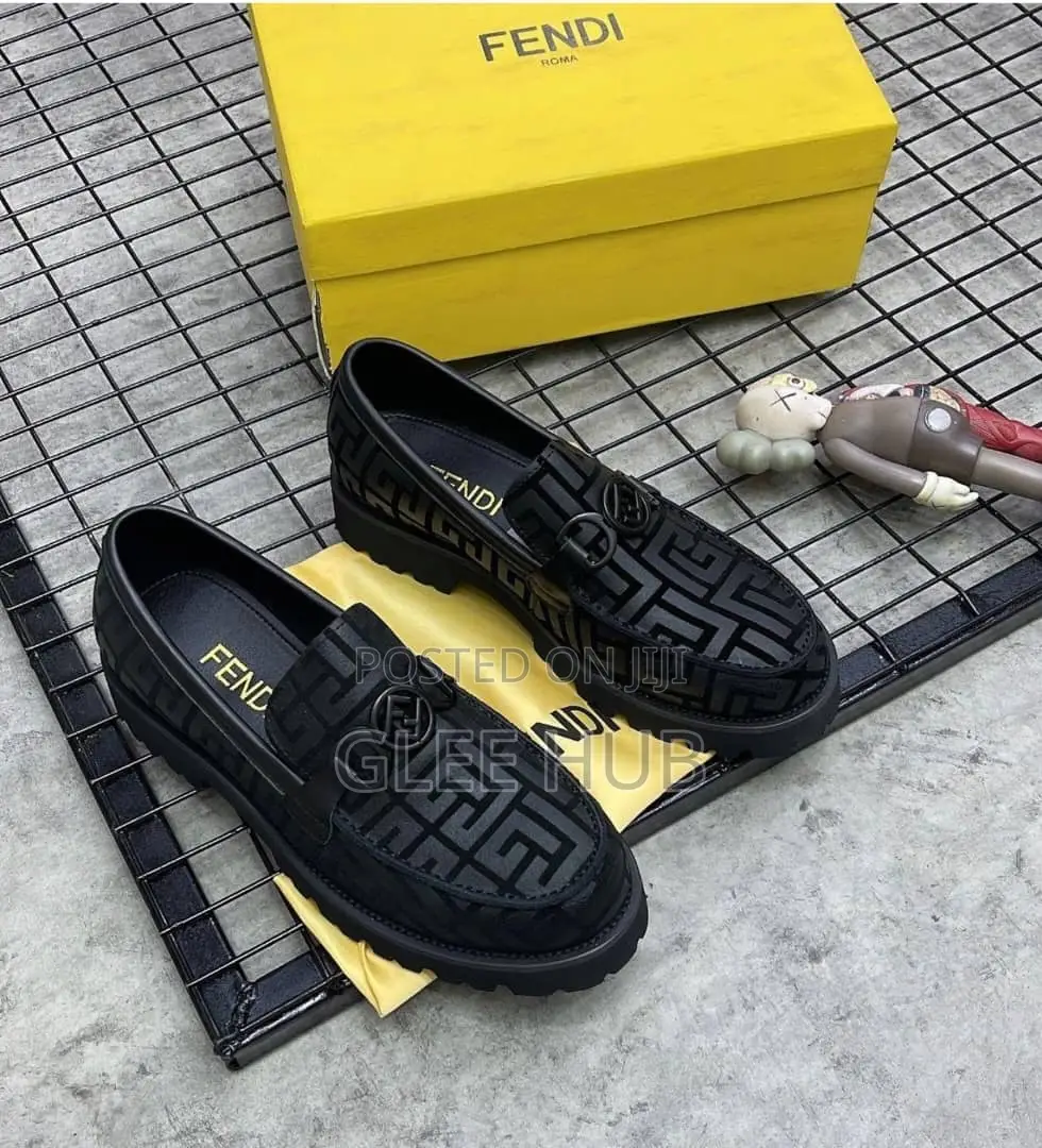 Fendi Patterned Flat Shoes