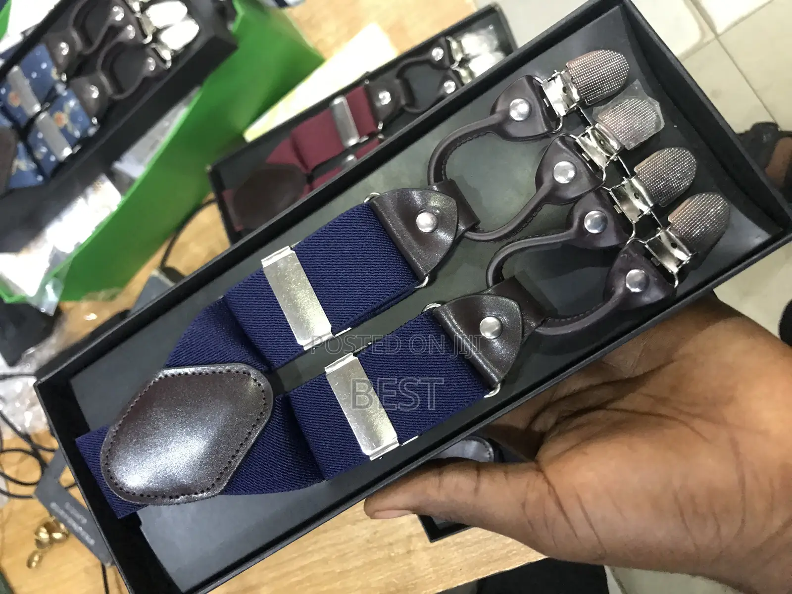 Double Clip Original Suspenders / Cross Belt