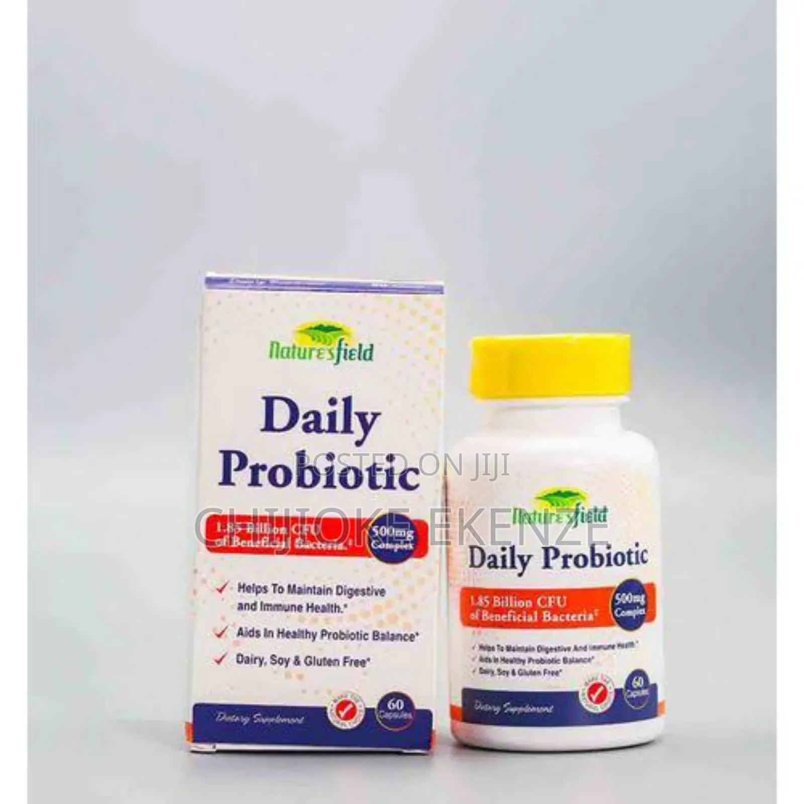 Naturefield Daily Probiotics 1.85 Billion X 60 Capsules