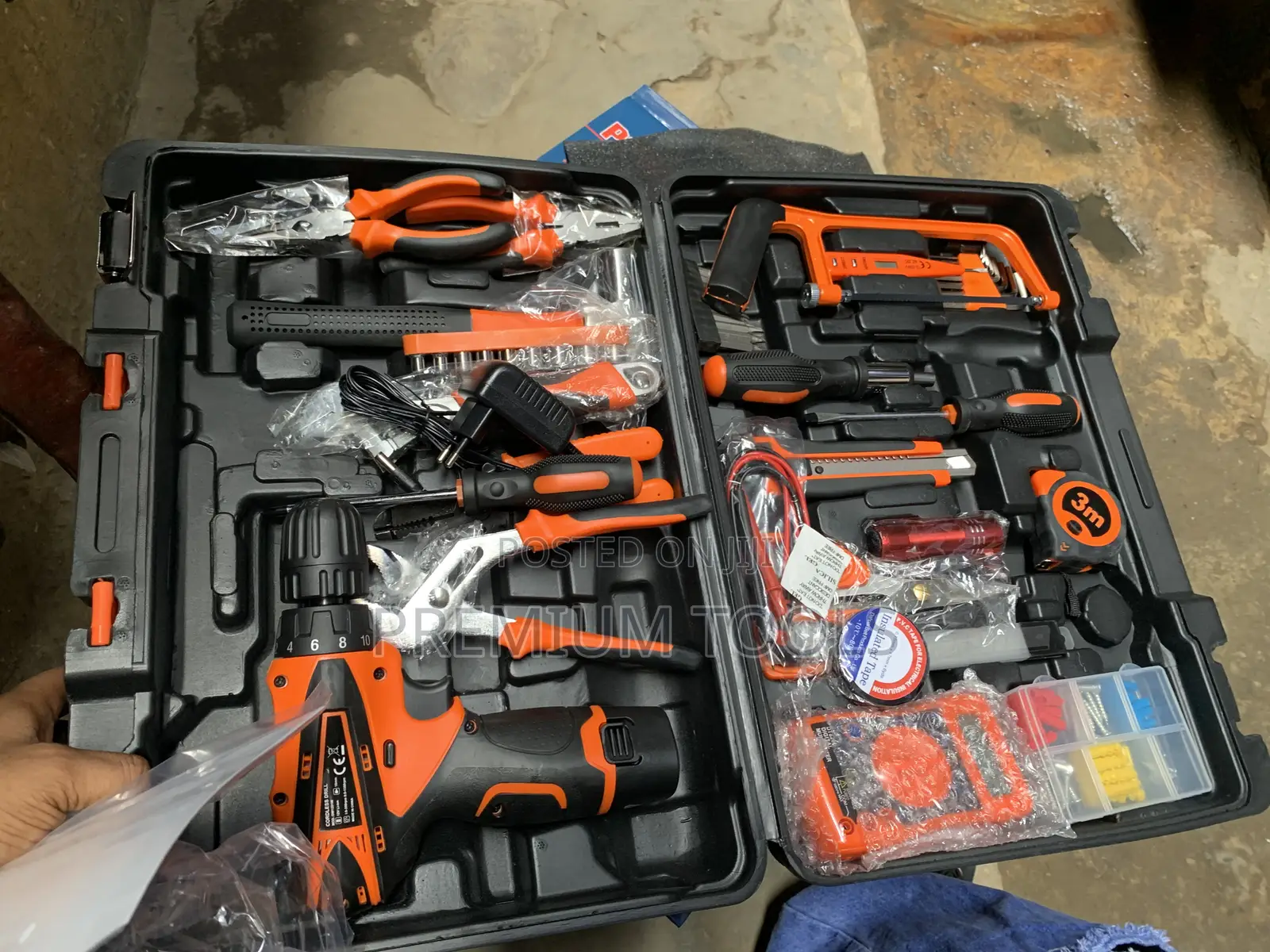Cordless Powerplus Tools Set One Battery
