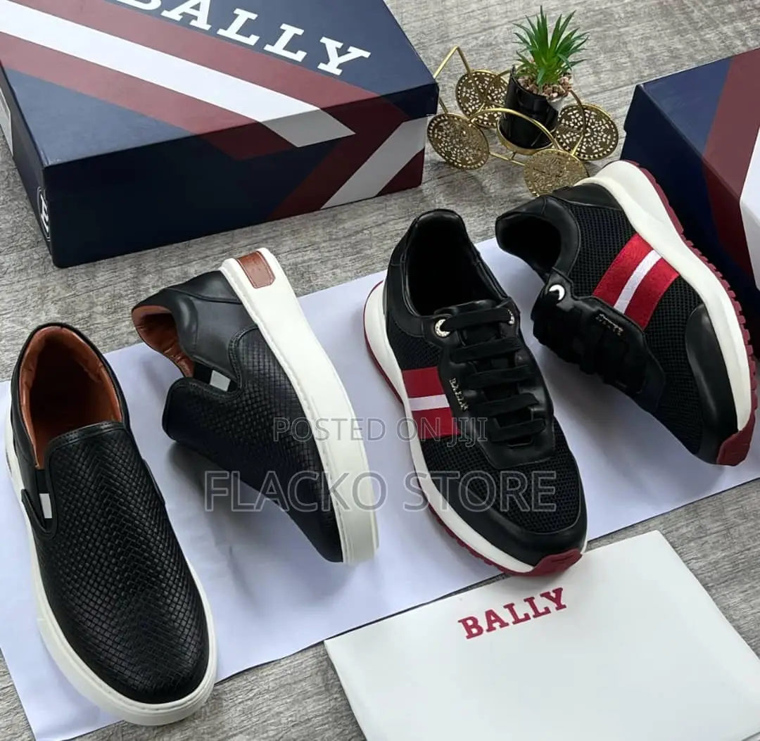 Original Bally Leather Casual Sneakers