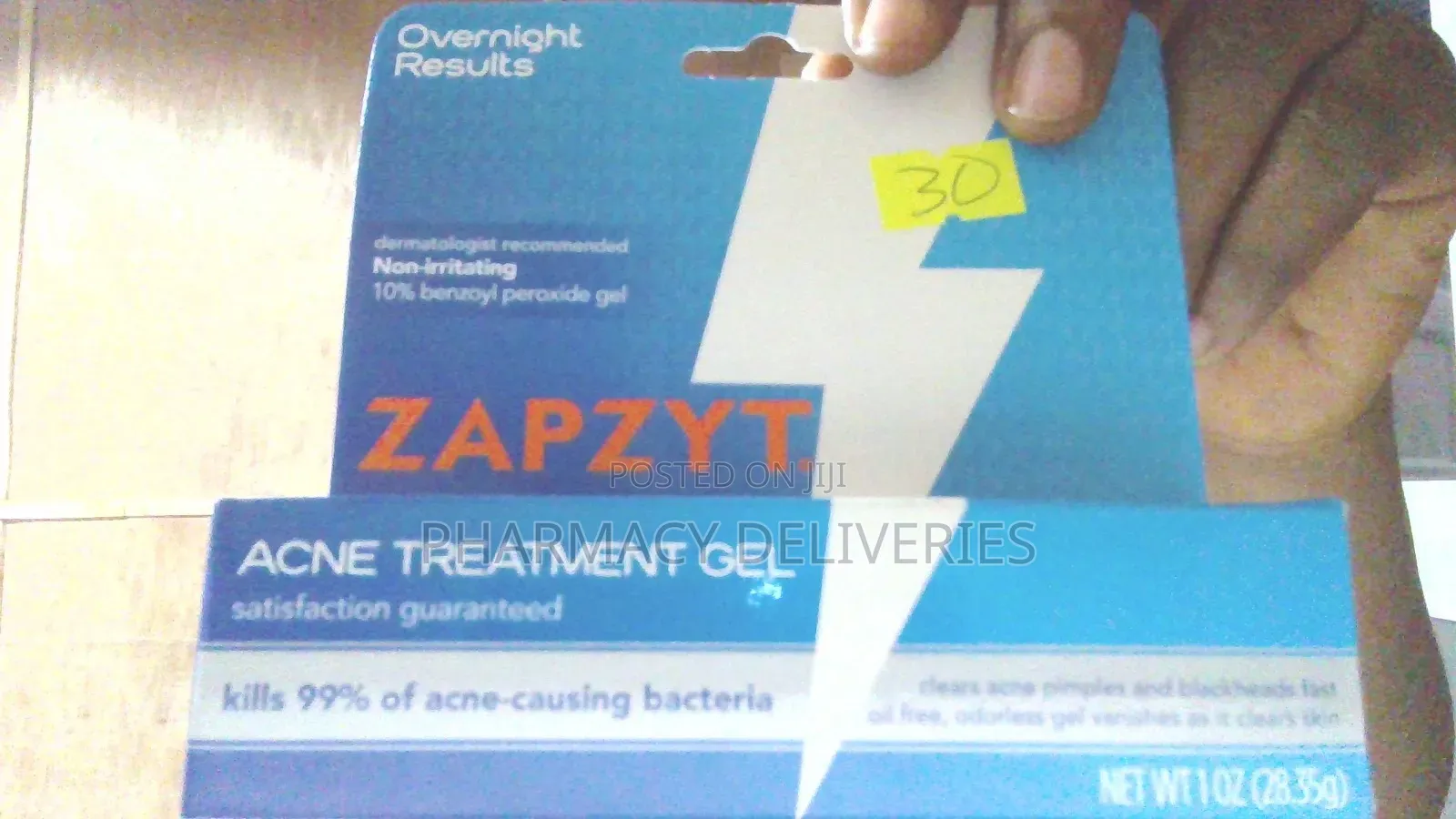 Zapzyt Acne Treatment Gel Available