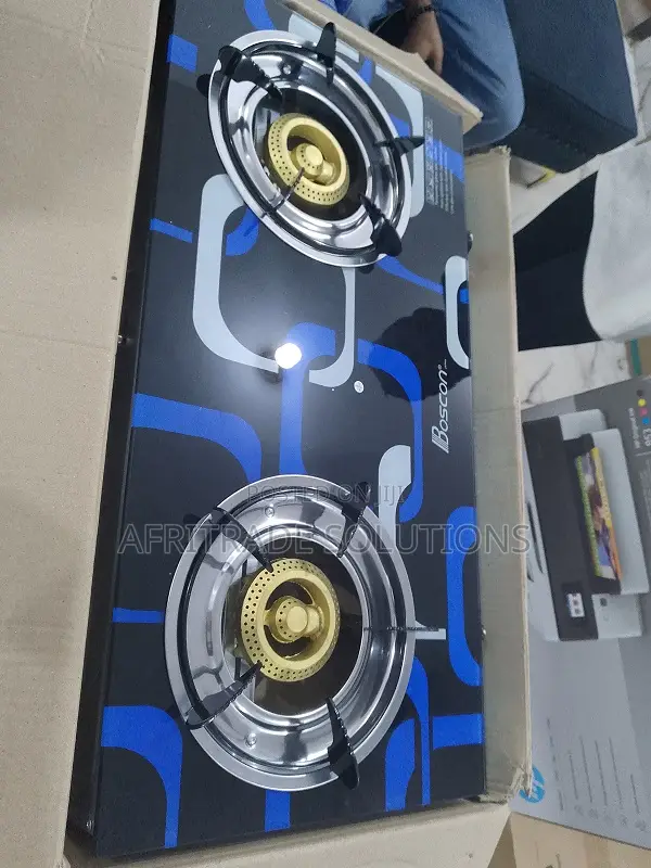 Tempered Glass Boscon 2burner Gas Cooker