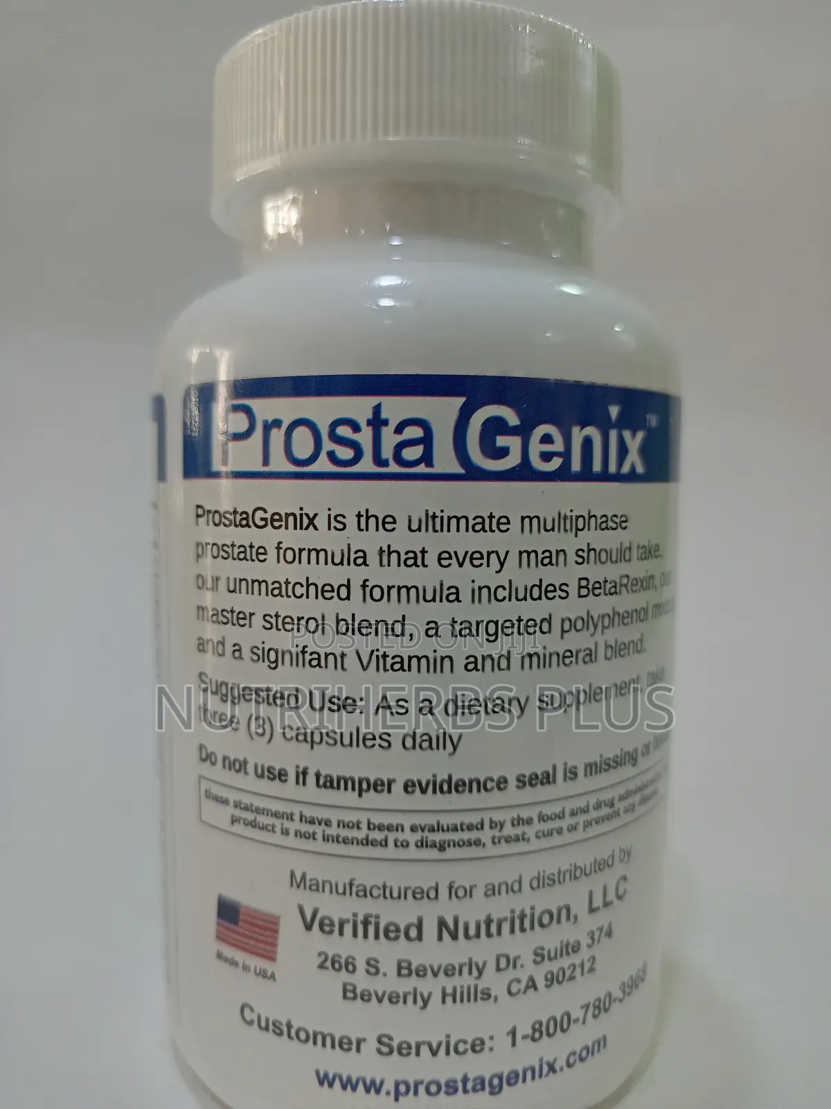 Prostgenix Capsules for Prostate Care for Men (90 Capsules)