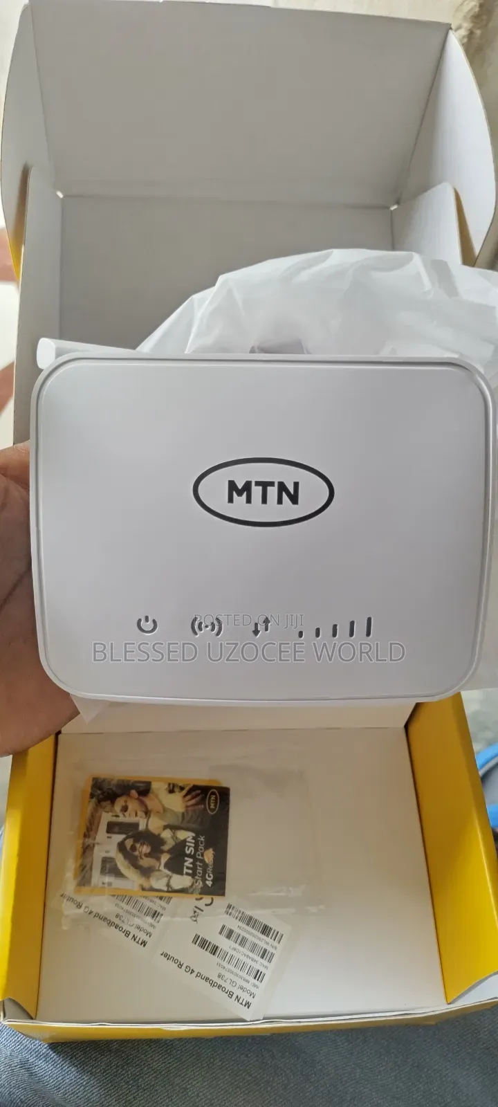 4g Lte Universal Sim MTN Broadband ZLT Cat 4 Router+Mini Ups