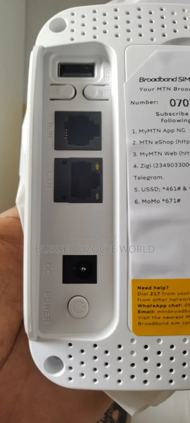 4g Lte Universal Sim MTN Broadband ZLT Cat 4 Router+Mini Ups