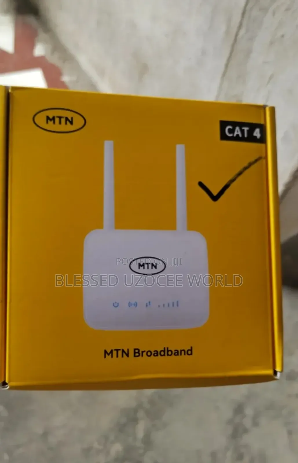 4g Lte Universal Sim MTN Broadband ZLT Cat 4 Router+Mini Ups