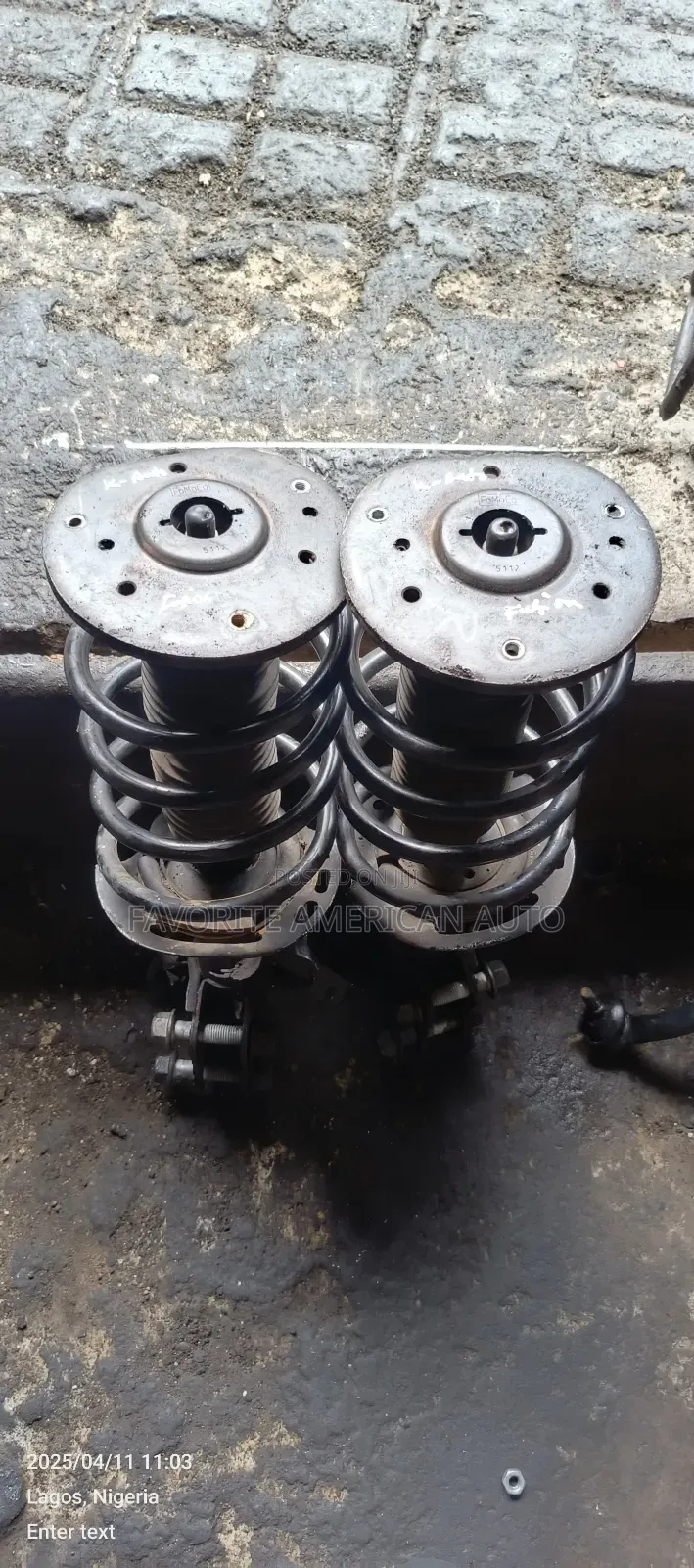 Front Shock Absorber Ford Fusion 2013 Model