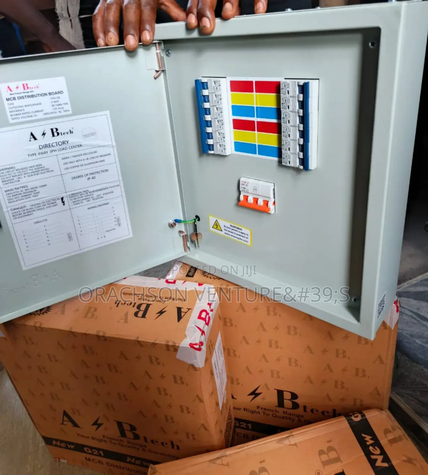 D4 3phase French Rage Distribution Board