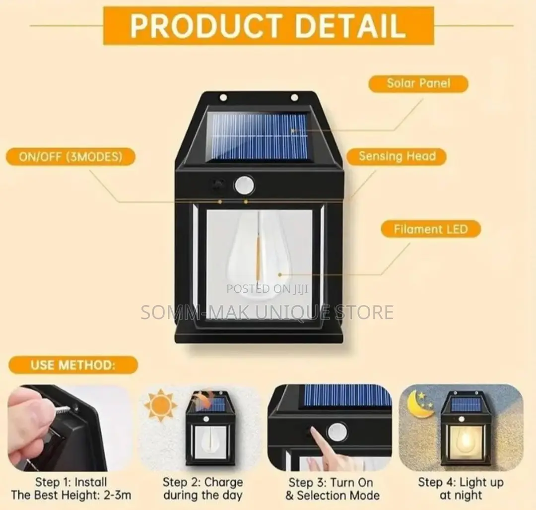 New Solar Wall Lamp "Automatic Induction"