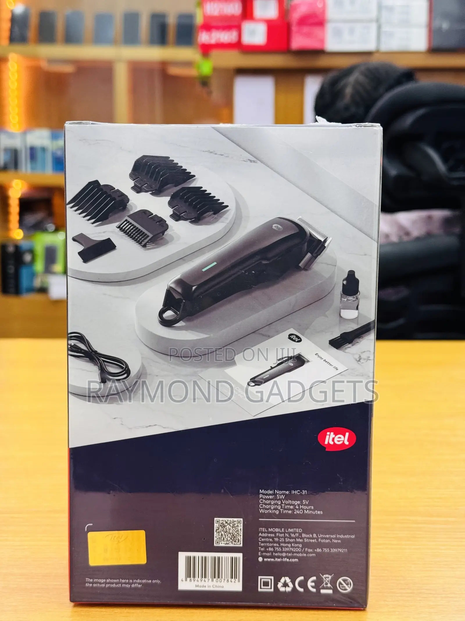 Itel Hair Clipper Classic Ihc-31 – Self-Sharpening Blades