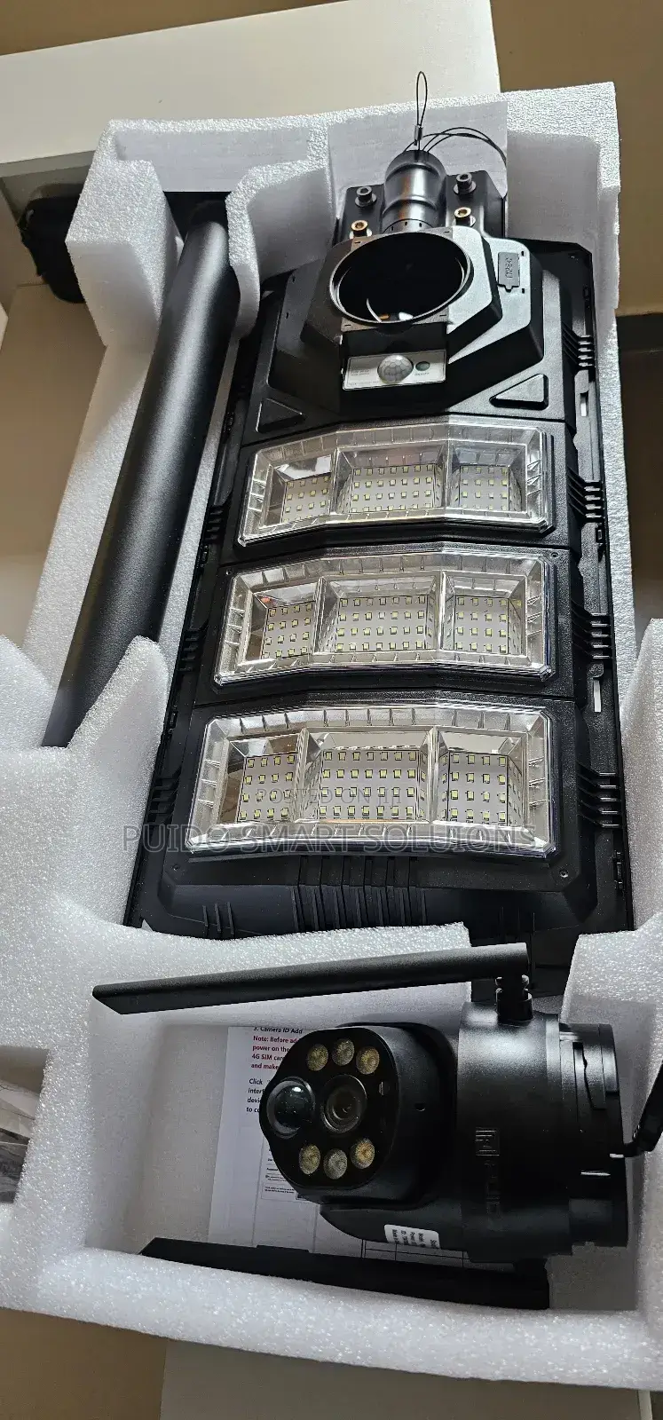 Ai 450w Solar Street Light With PTZ Camera