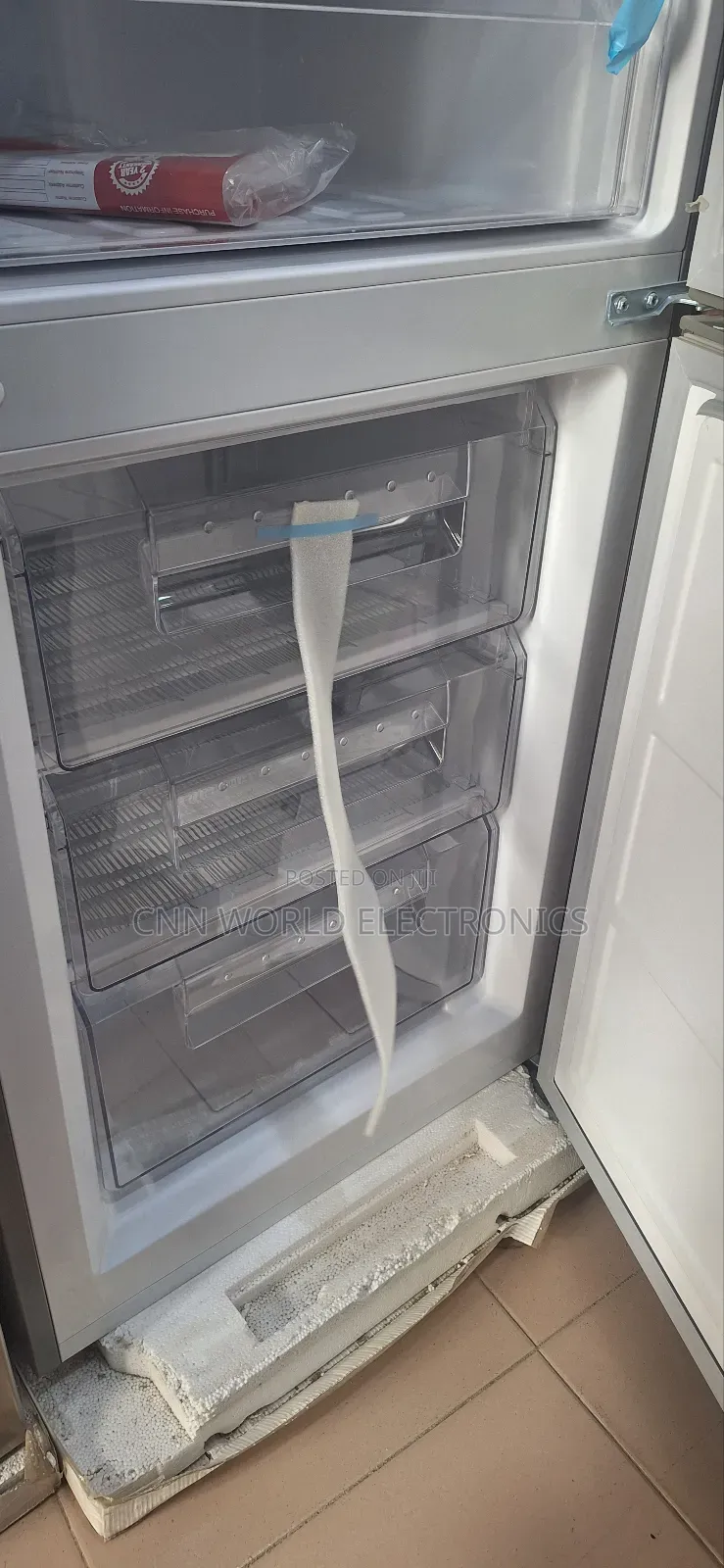 New Nexus Bottom Freezer Double Door Fridge (315l) Fast Cool