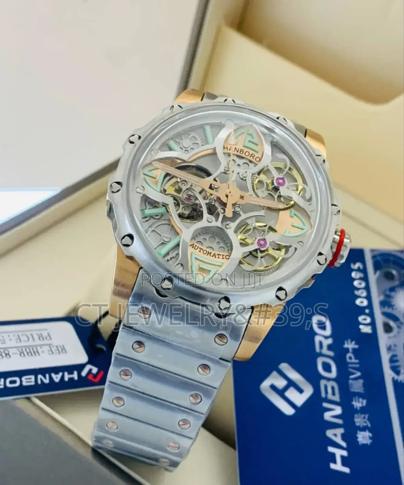 Long Lasting Original Chain Strap Hanboro Timepiece Formen's