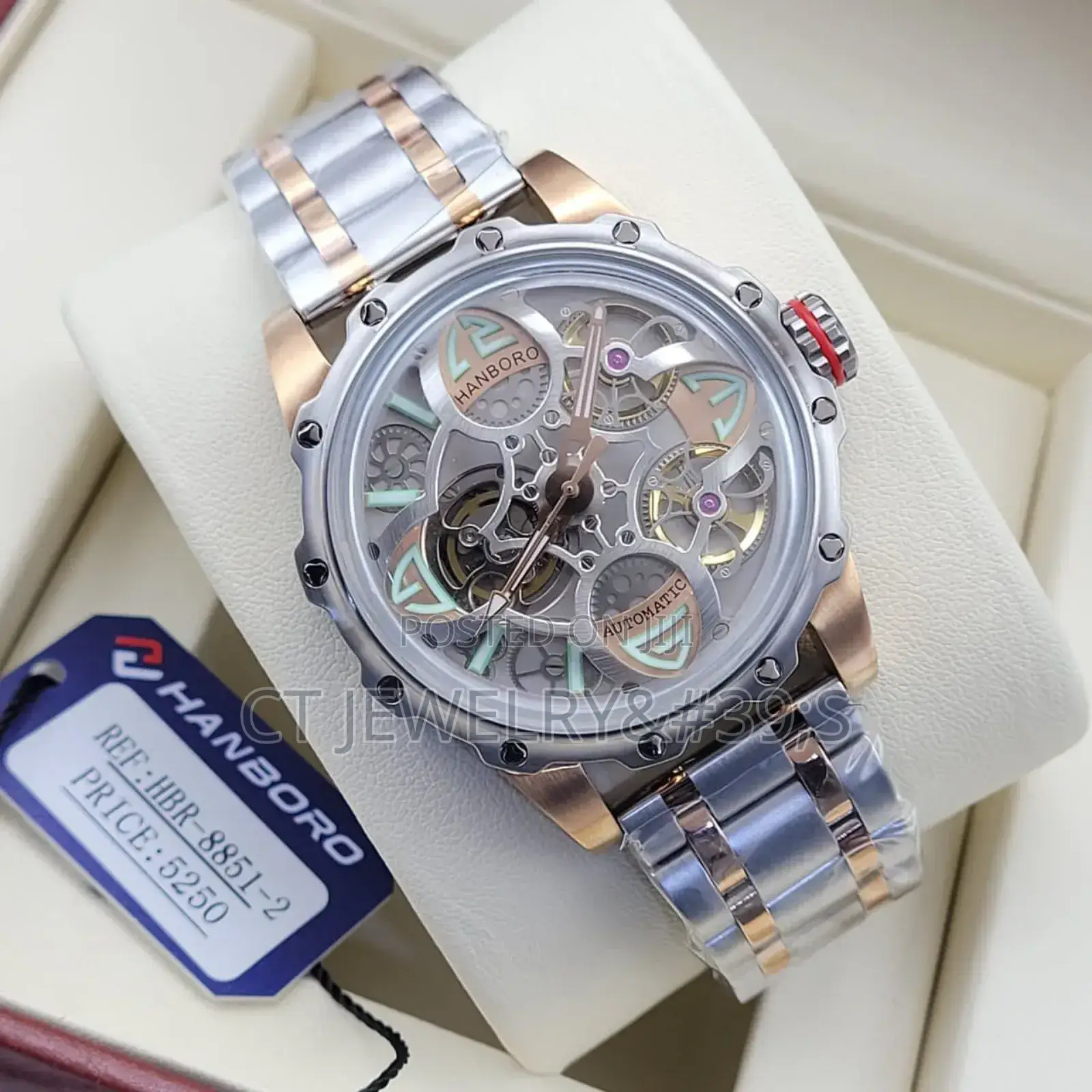 Long Lasting Original Chain Strap Hanboro Timepiece Formen's