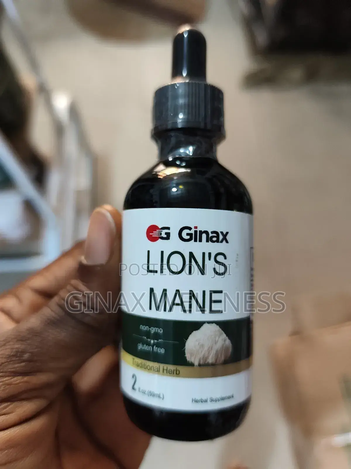 Lion’S Mane Mushroom Drops (60ml, 4000mg)