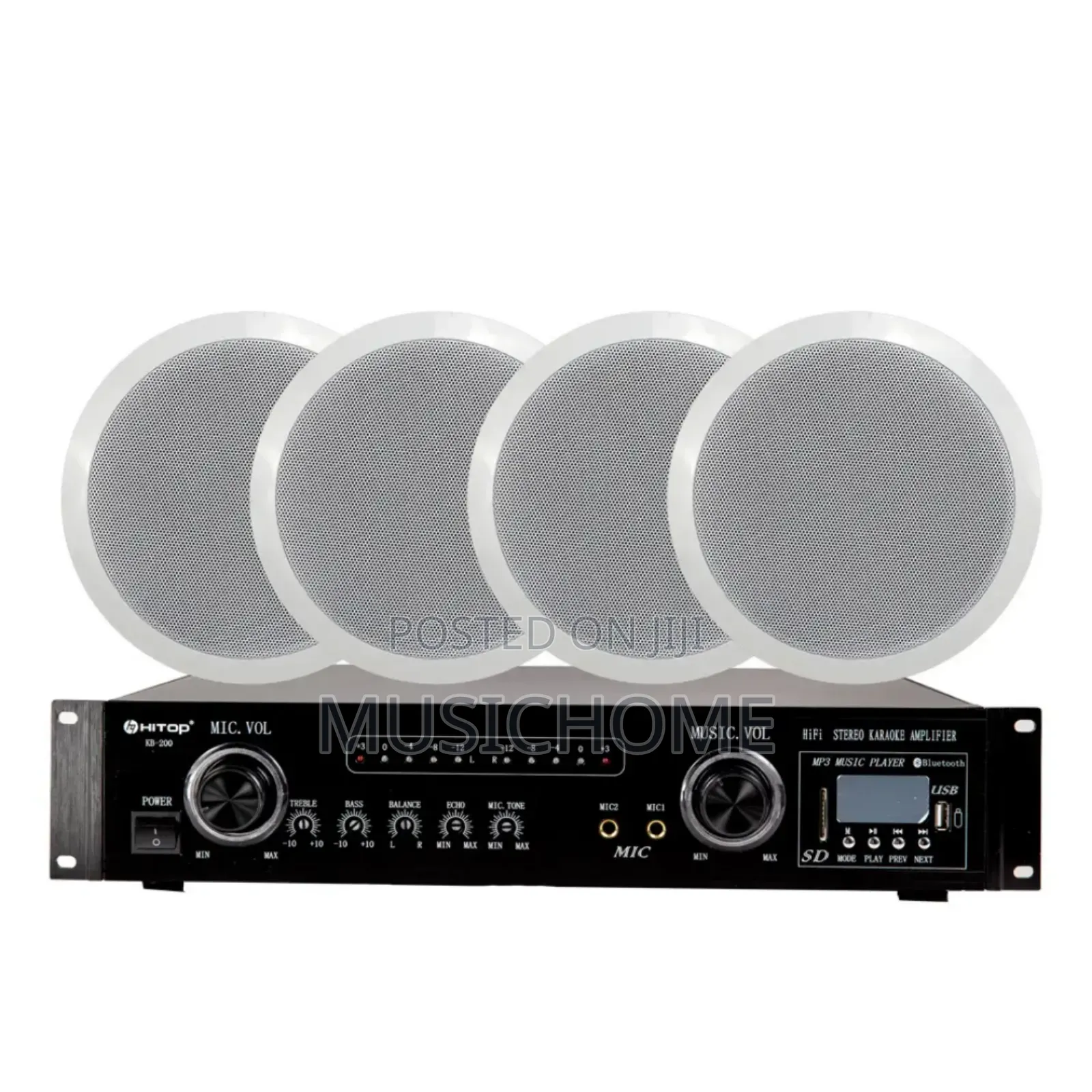 Bluetooth Amplifier With 4pcs of Inceiling Speakers