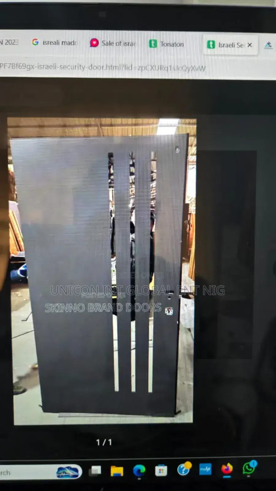 Israeli Security Door