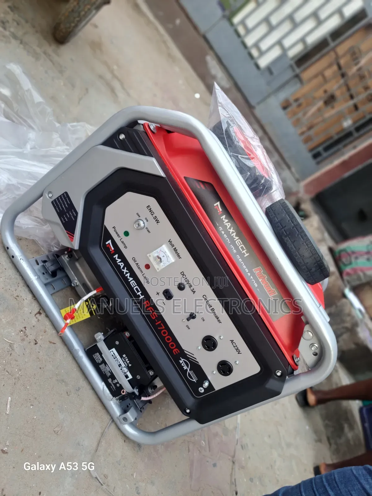 《》15.5 K v a Maxmech Petrol Generator 100%Copper Coil