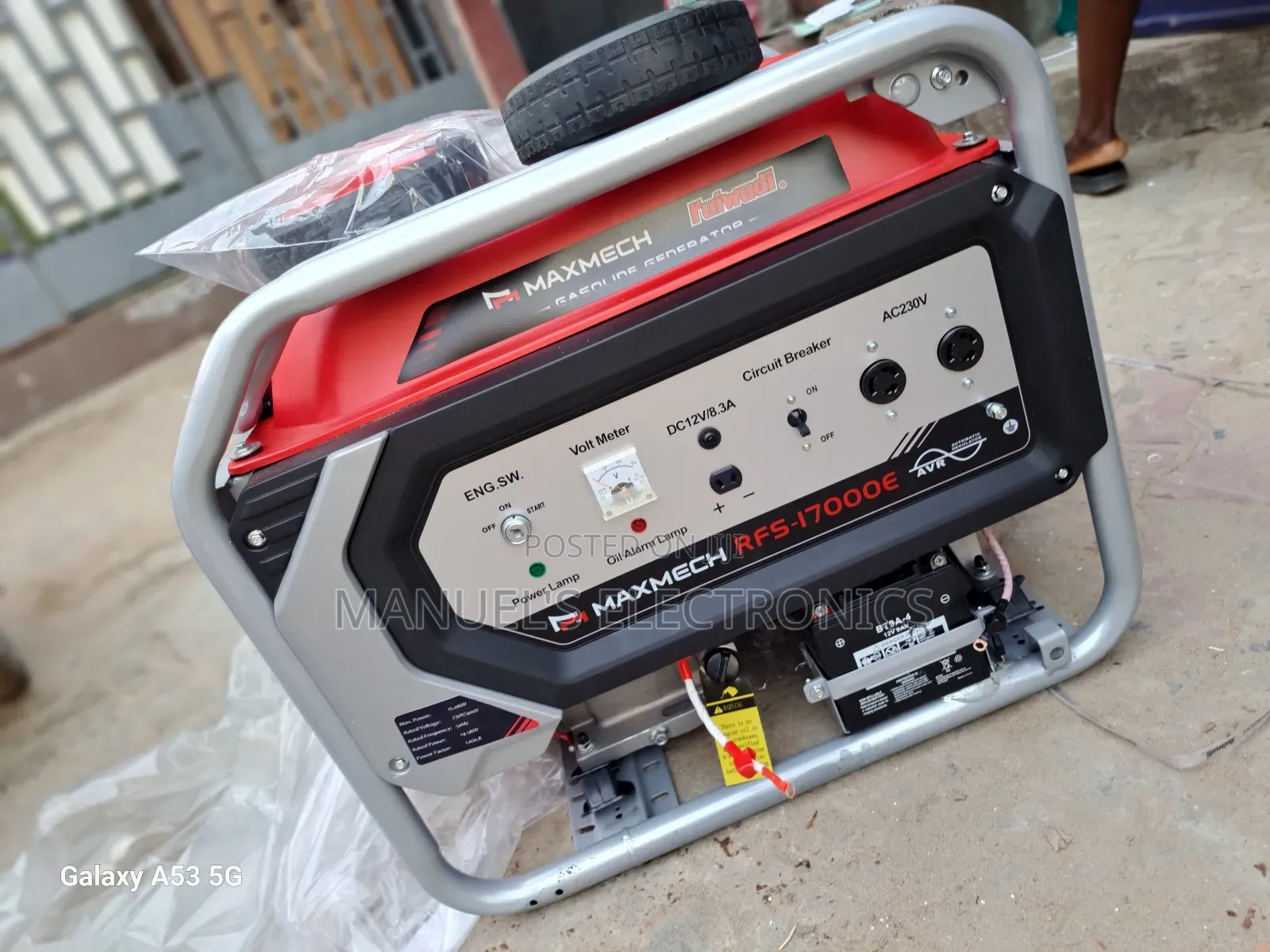 ■□ High Quality 15.5kva Maxmech Petrol Gen 100% Copper Coil