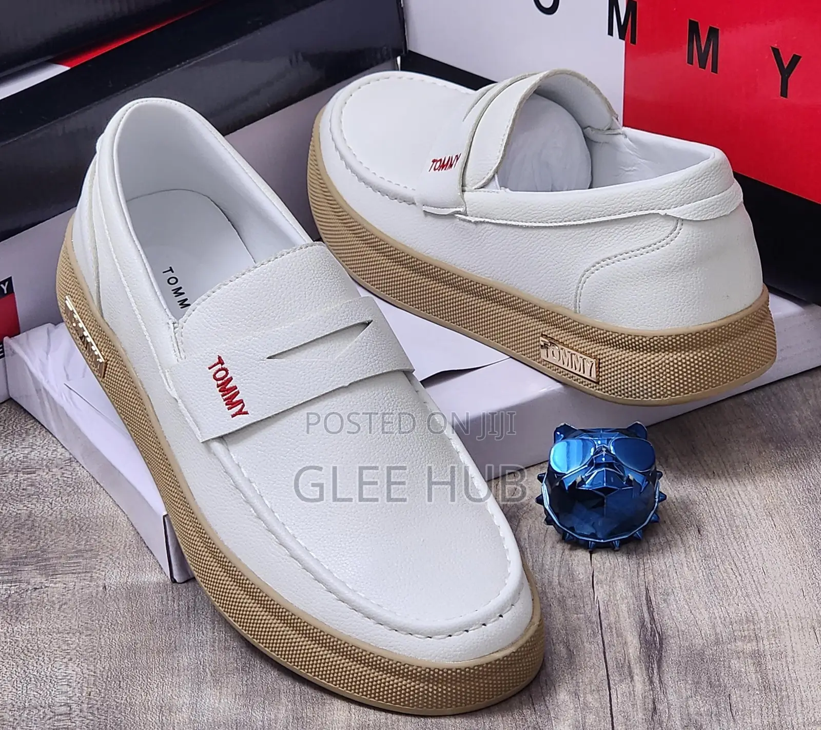 Tommy Hilfiger Classy White Shoes