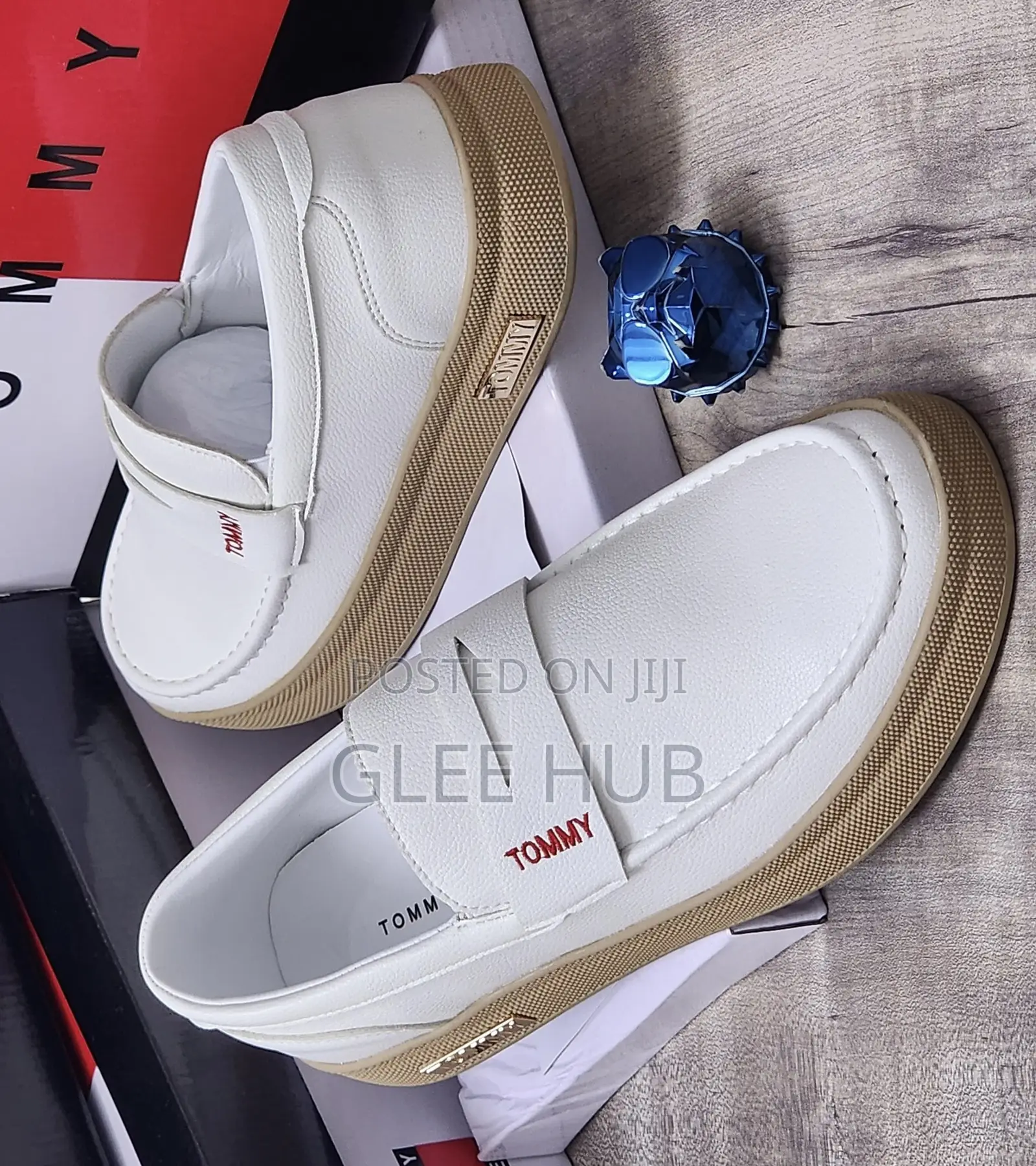 Tommy Hilfiger Classy White Shoes