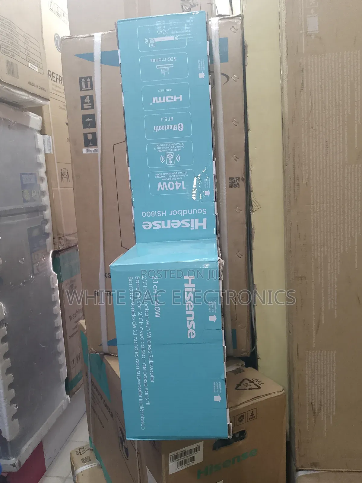 Hisense Soundbar 140watts Bass Blast With Bluetooth >Usb >