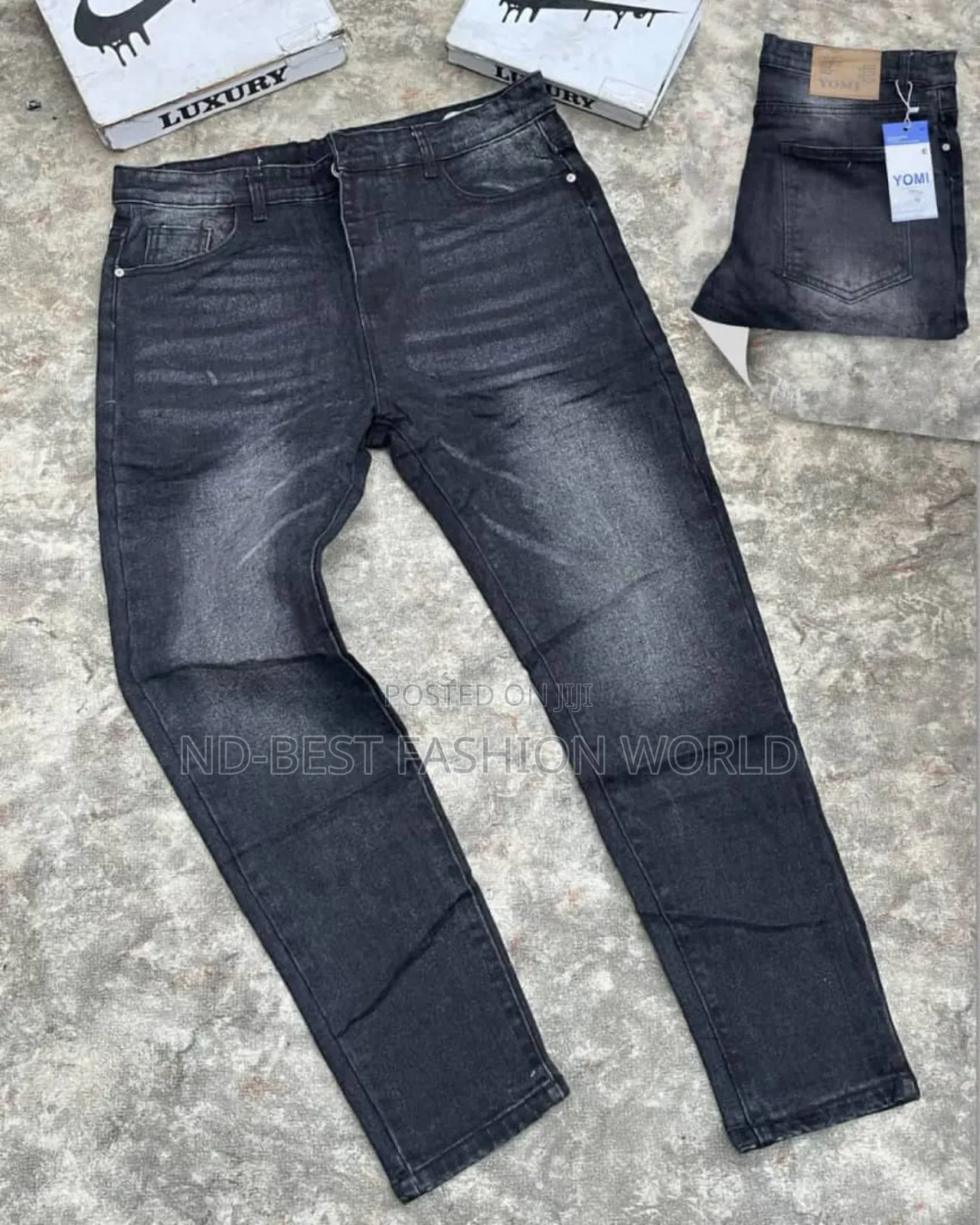 Black Luxury Men's Jeans
