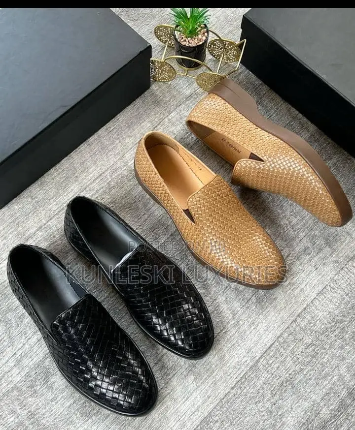 Original Prada Designer Men Leather Shoes