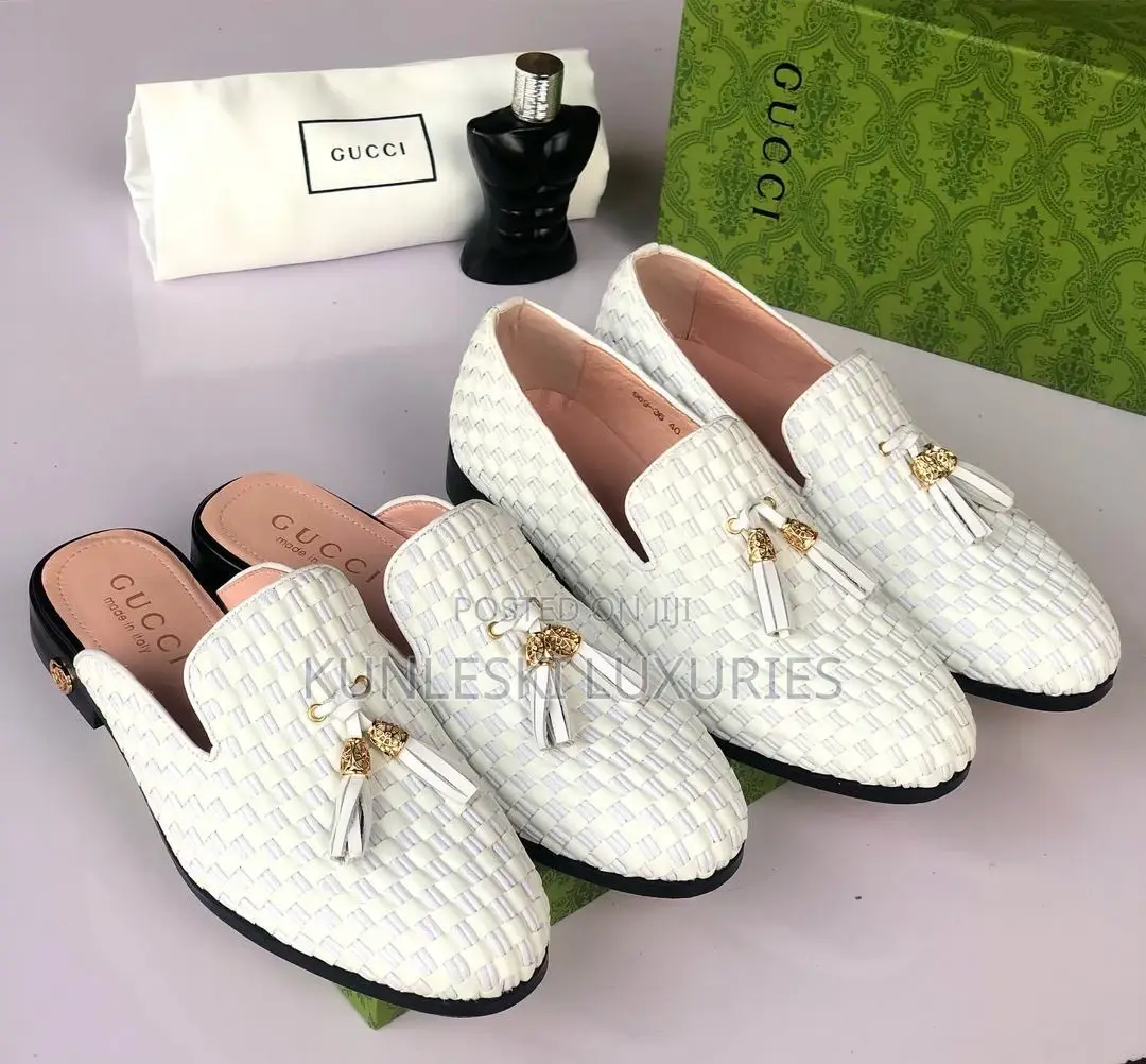 Original Gucci Men Leather Shoe / Half Shoe Collections