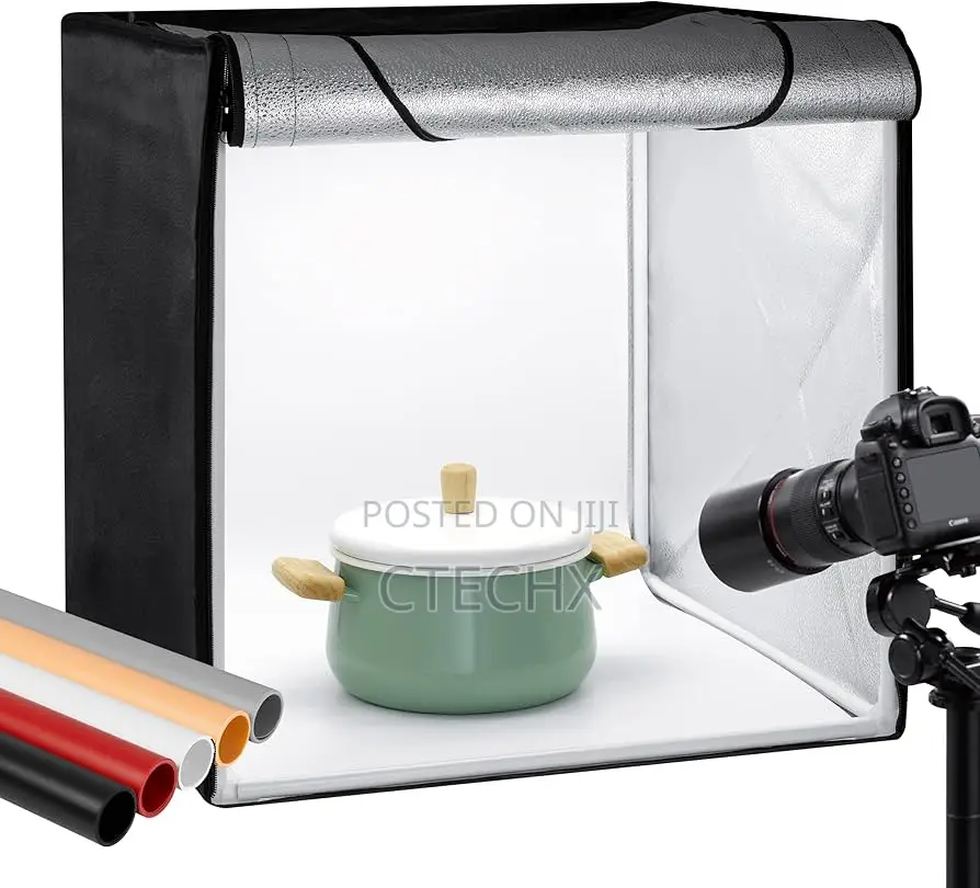 Duclus 30cm / 12" X 12'', Portable Photo Booth Light Box