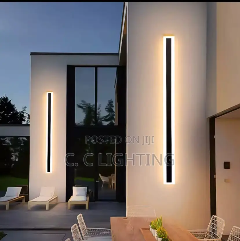 Modern Waterproof Outdoor Long Strip Led Wall Lamps Ip65