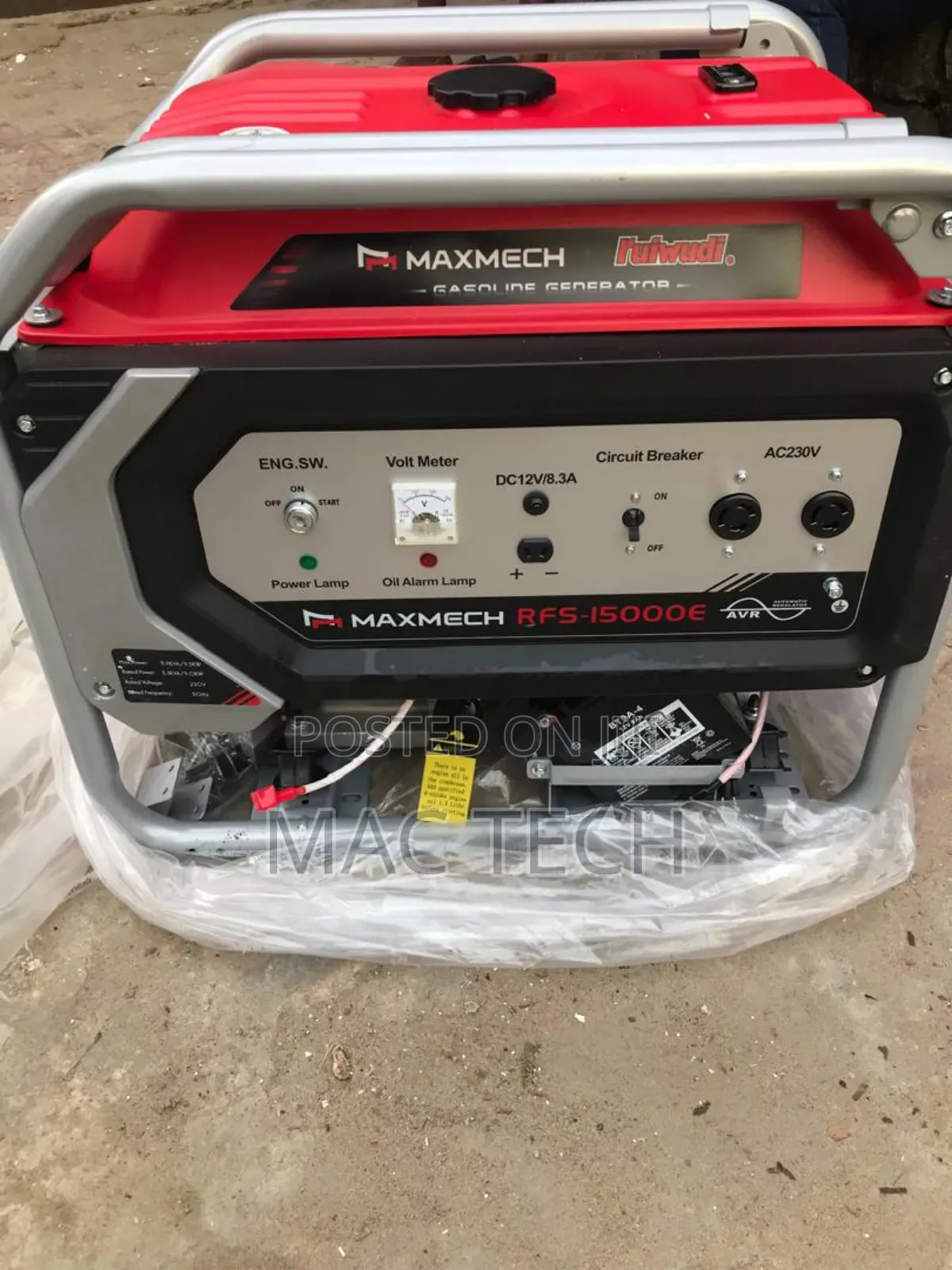 Maxmech 10kva Key Starter Petrol Generator