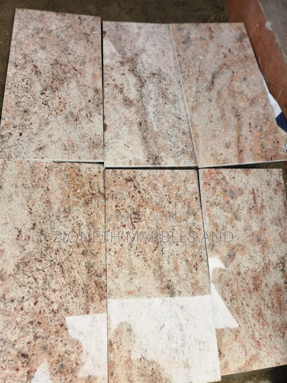 Indian Shiver Gold Granite/Marble Tiles 30x60 1cm Thickness