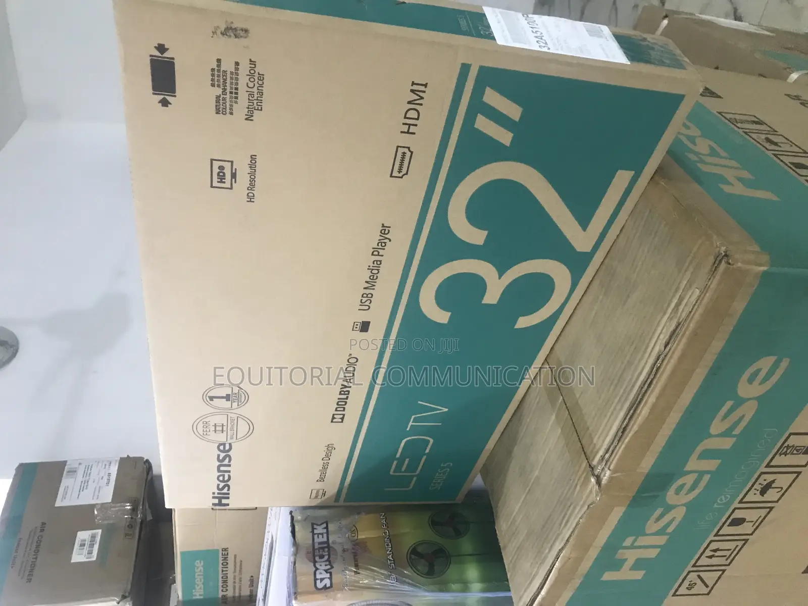 32" Hisense Hd Led Tv + Free Wall Bracket, Usb Port Hdmi
