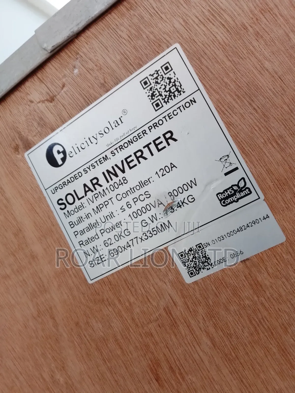 Felicity Inverter 10kva Ivem Transformer Hybrid