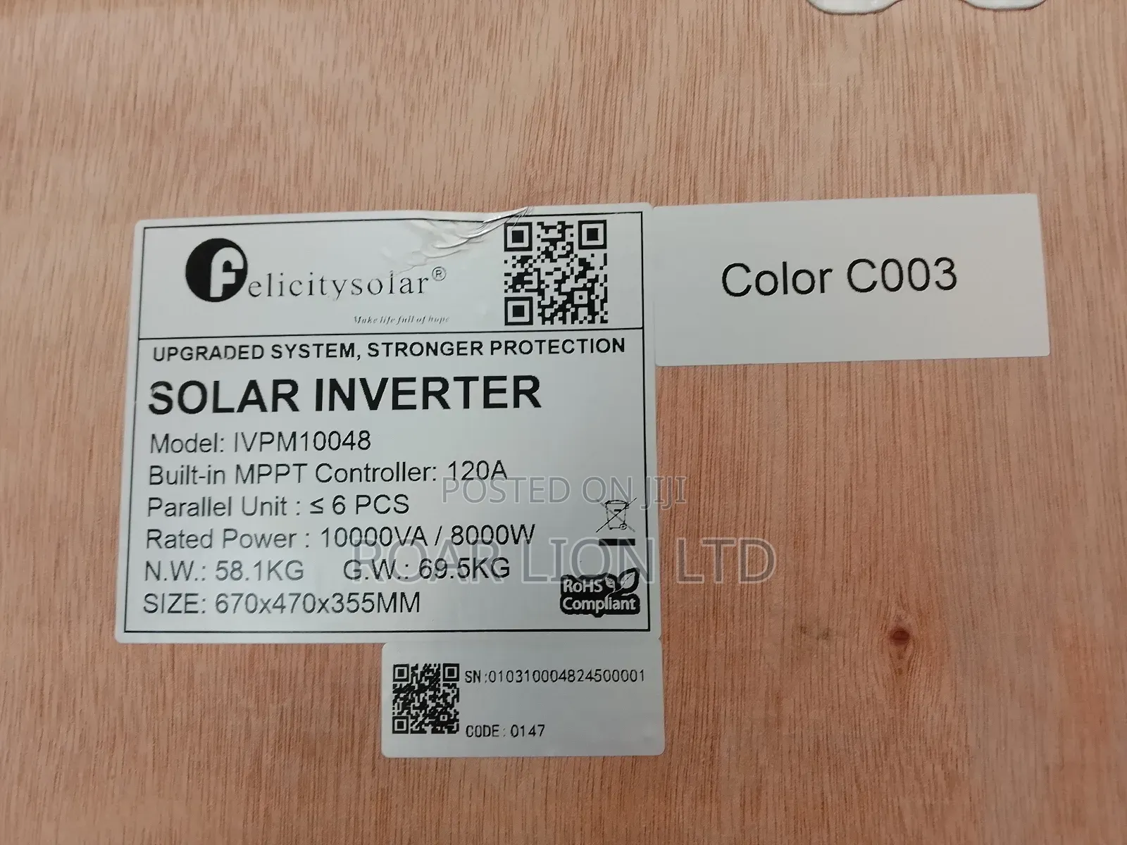 Felicity Inverter 10kva Ivem Transformer Hybrid