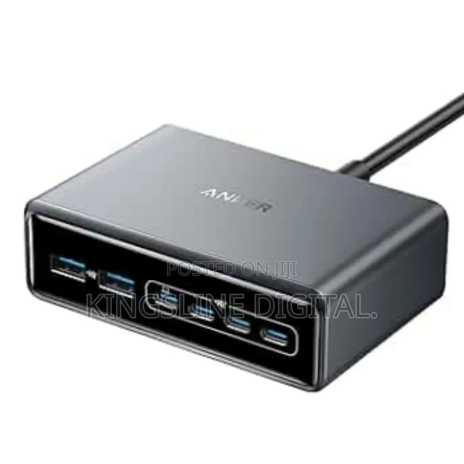 Anker Prime Charger, 200w 6-Port Gan Charging Station, Usb-C