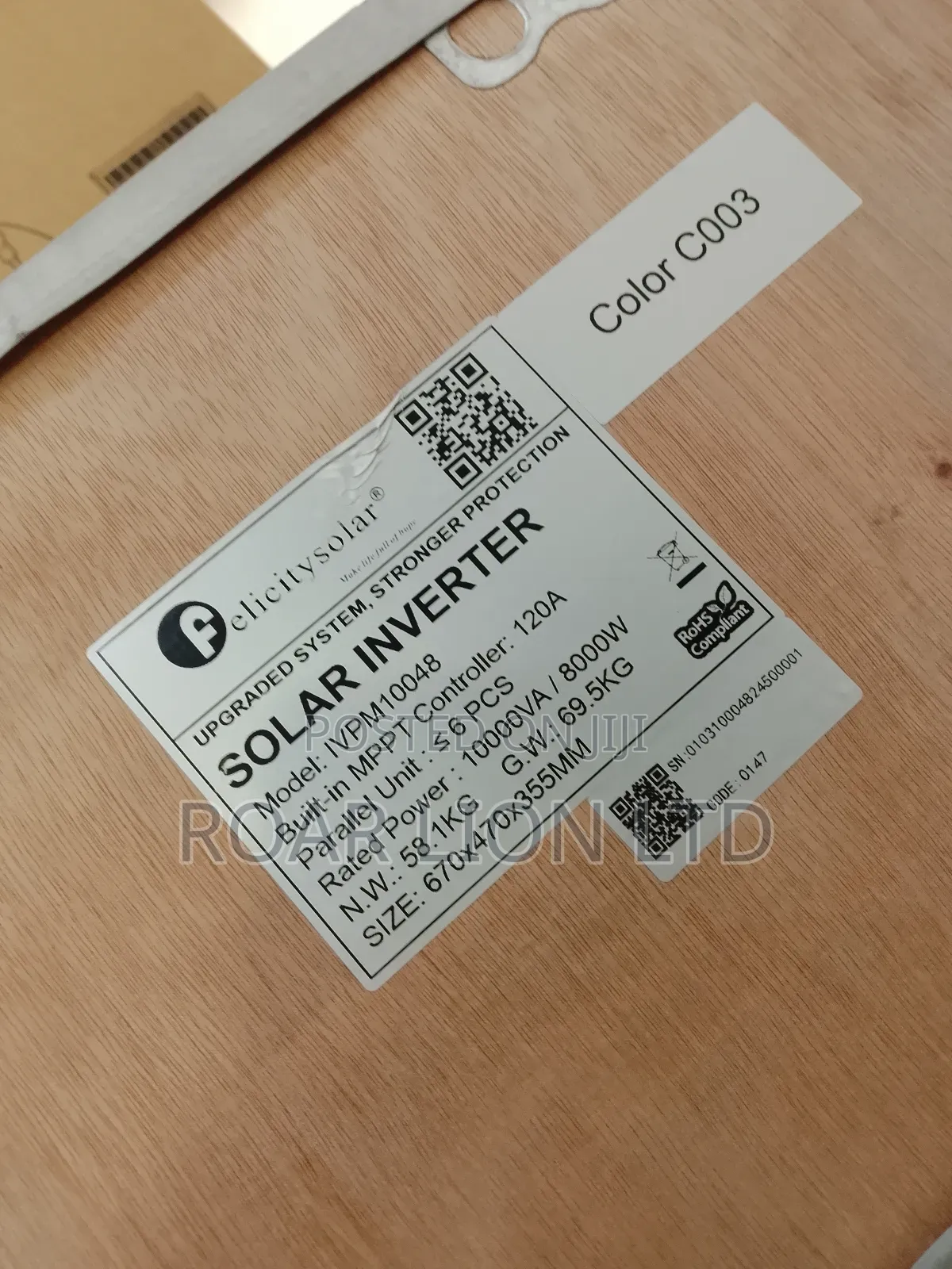 Felicity Inverter 10kva Ivem Transformer Hybrid