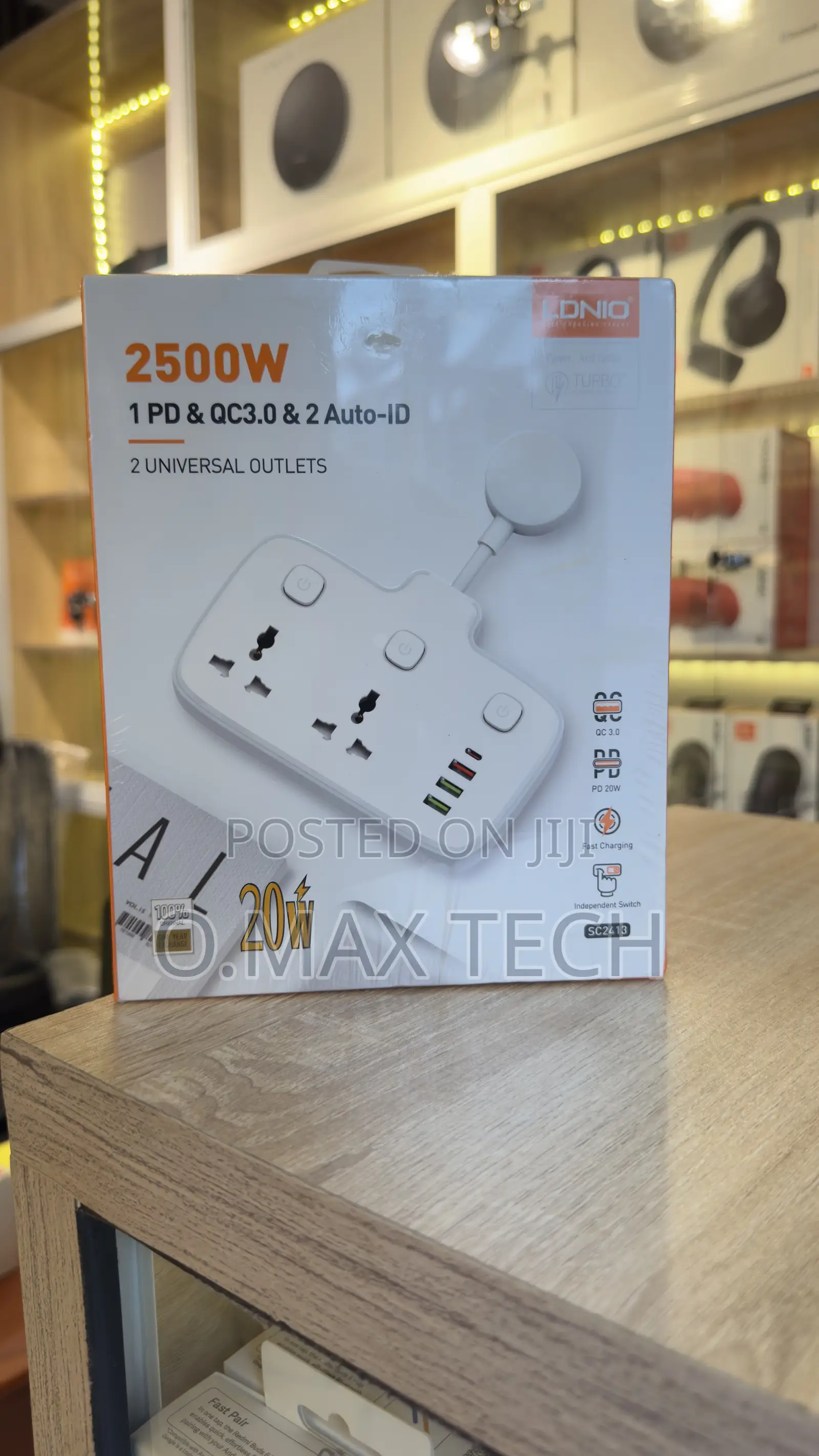 Ldnio Sc2413 | 2500w Pd & Qc3.0 Power Socket