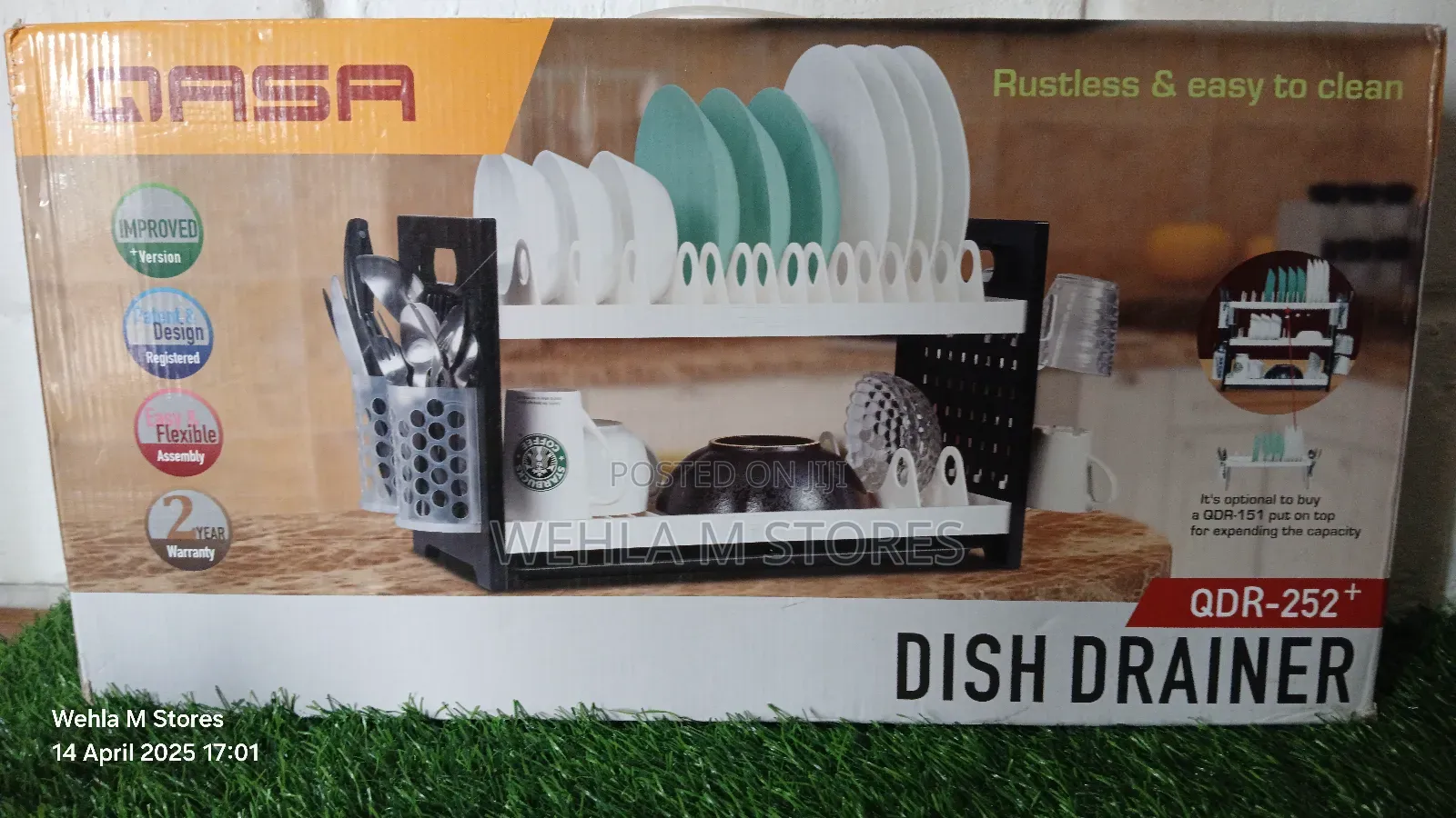 Qasa Dish Drainer - QDR-252+