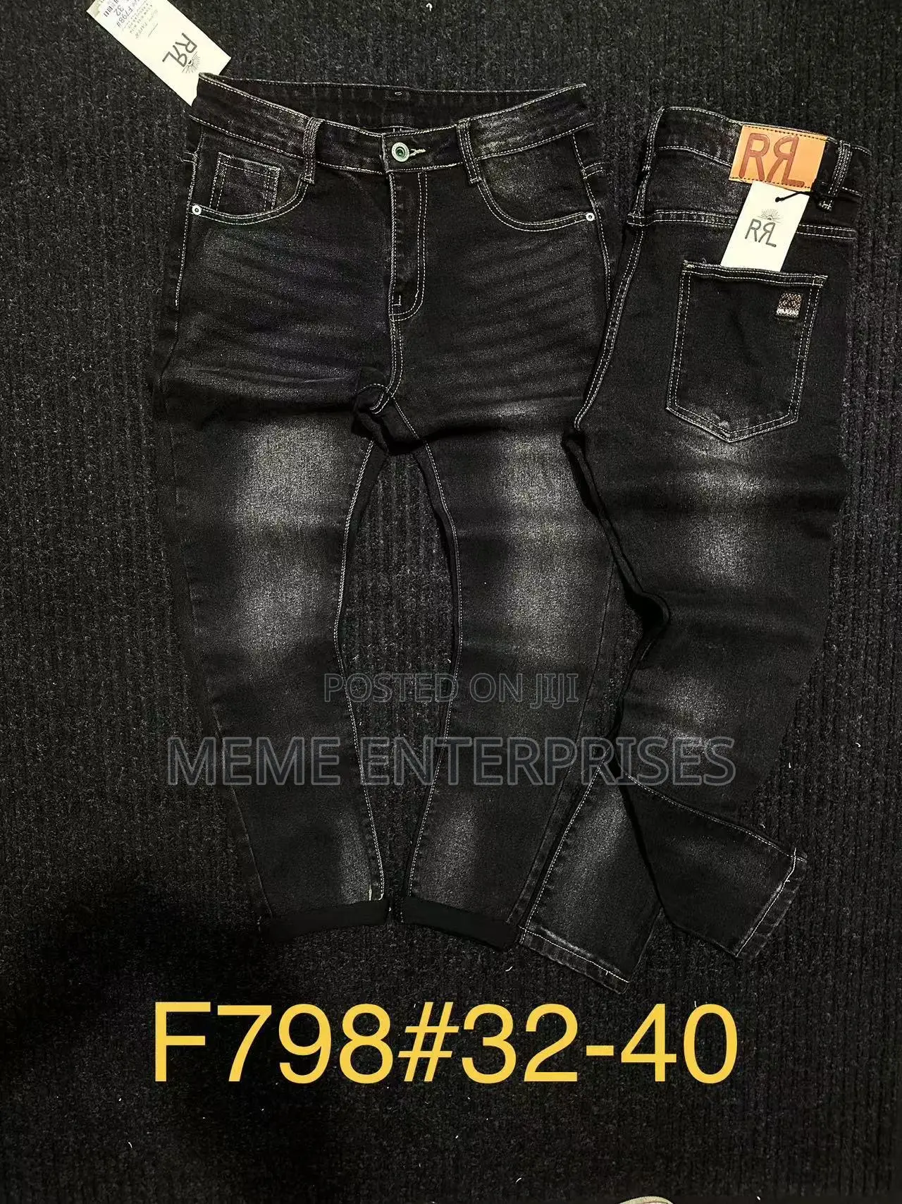 Black Stock Jean