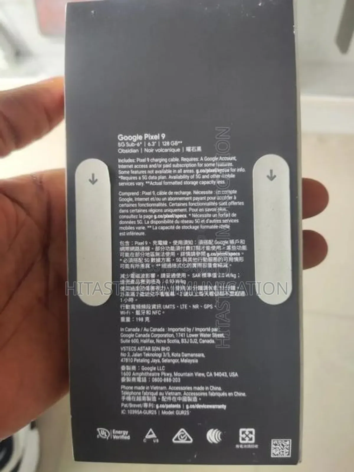 New Google Pixel 9 128 GB Black