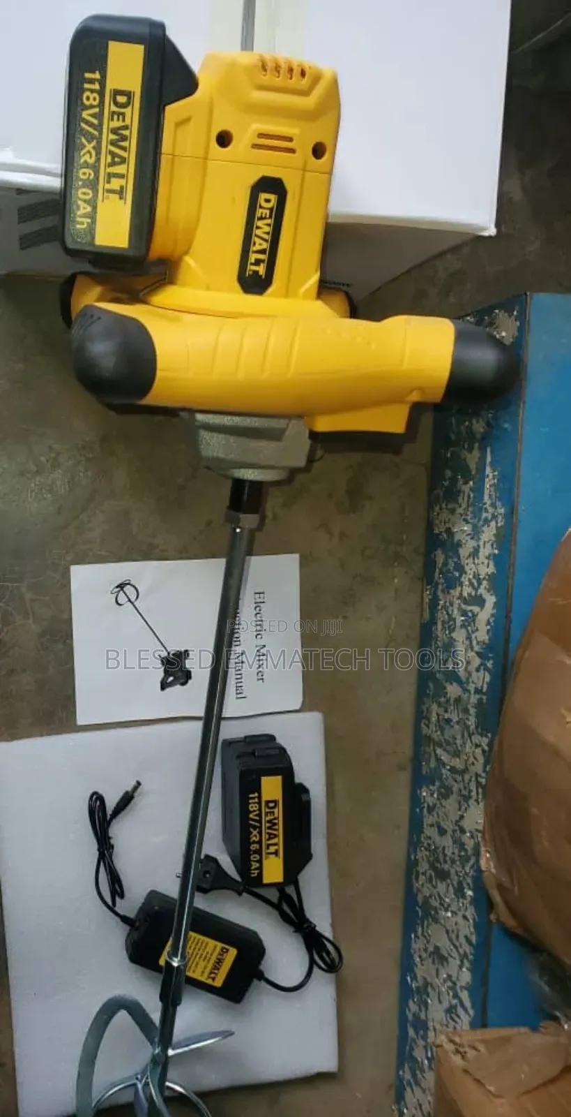 Cordless Dewalt Hand Mixer Machine