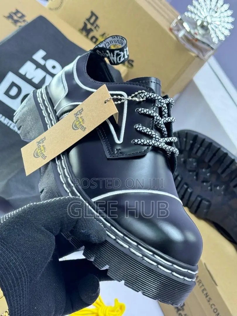 White Patterned New Doc Martens Design