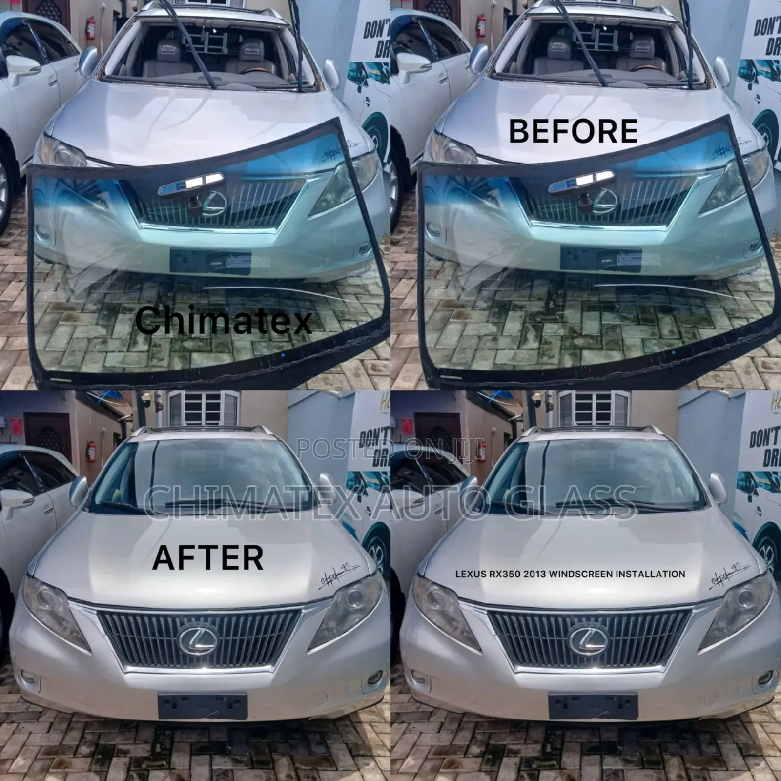 Lexus Rx350 2014 Windscreen Installation We Deliver Instal