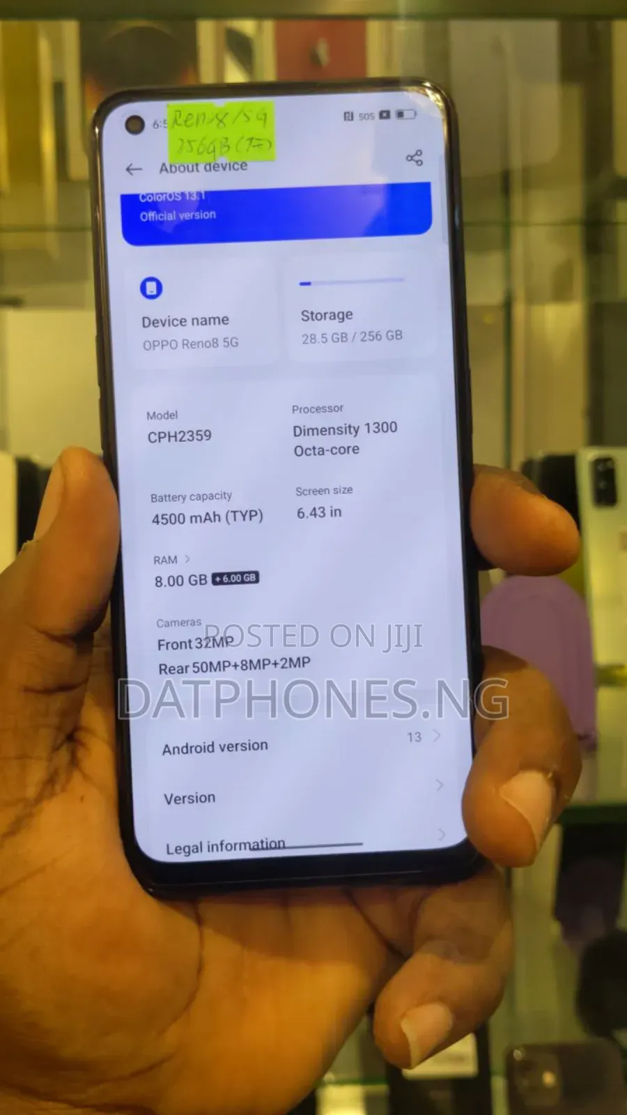 Oppo Reno8 5G 256 GB Blue