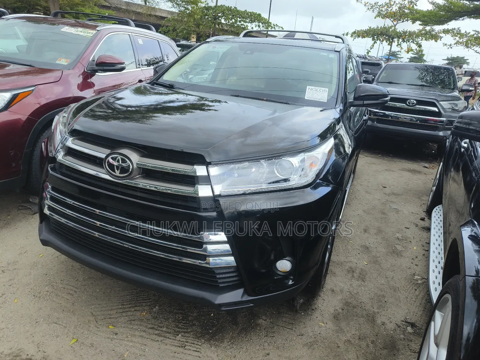 Toyota Highlander Limited V6 4x4 (3.5L 6cyl 6A) 2016 Black